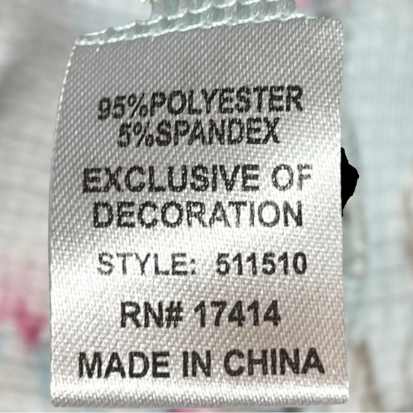 Miss Elaine Printed Brushed Waffle Long Nightgown - Picture 9 of 10